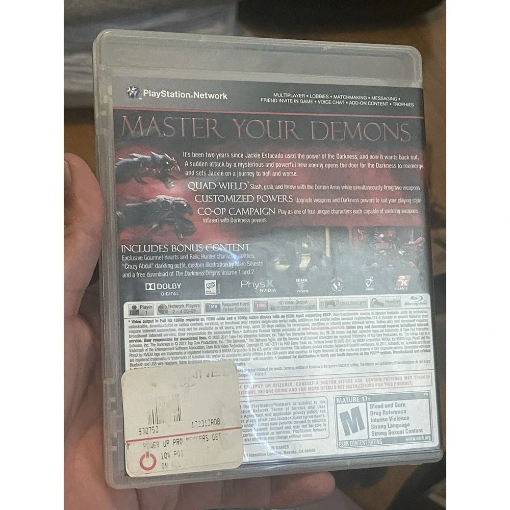 The‎ Darkness II -- Limited Edition (Sony PlayStation 3, 2012)